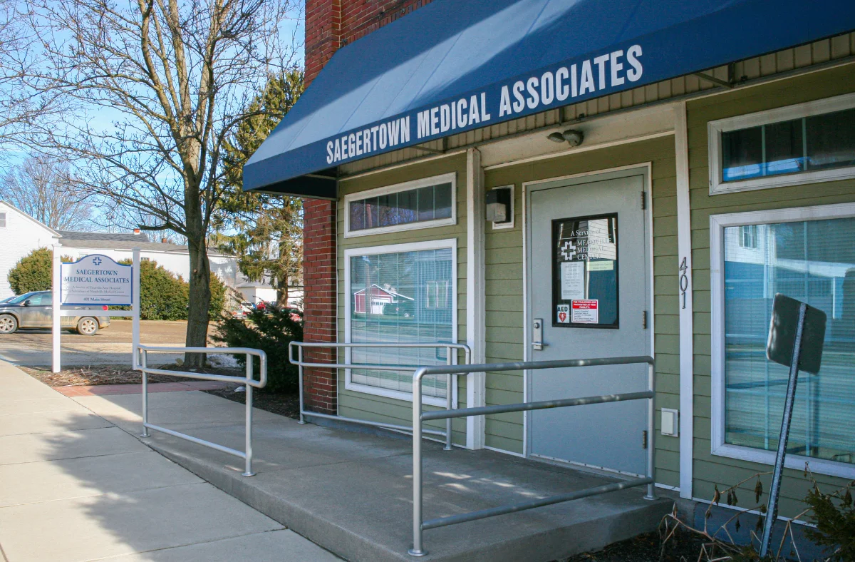 Meadville Medical Center Saegertown Medical Associates at 401 Main Street, P.O. Box 846, Saegertown, PA