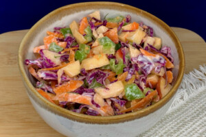 A bowl of Apple Coleslaw; photo from MyPlate.gov