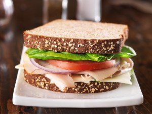Sandwich with multigrain bread