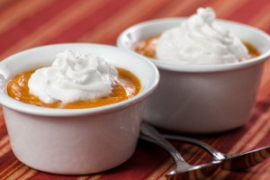 Low-fat Pumpkin Panna Cotta