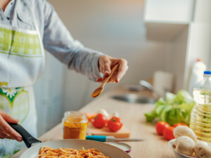 The Dietary Guidelines for Americans Explained 3 Cooking pasta with spices