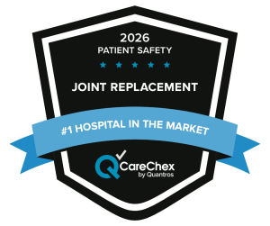CareChex 2026 Patient Safety #1 Hospital in Market - Joint Replacement