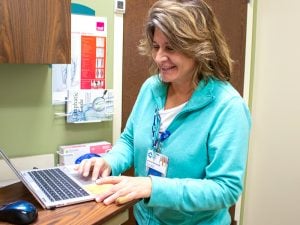 Physical therapist and lymphedema specialist, Jennifer Grasinger MPT, DAPT, CLT
