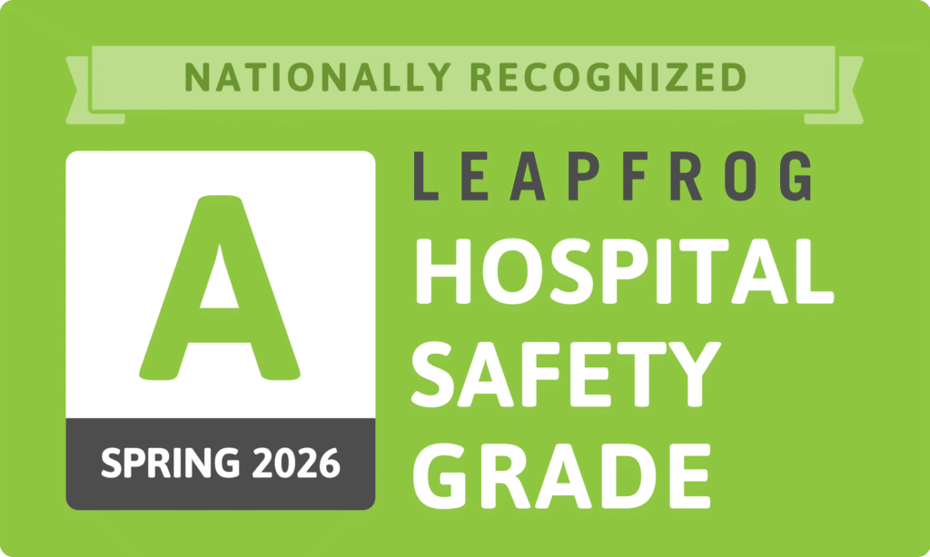 Leapfrog Hospital Safety Grade A for Spring 2026