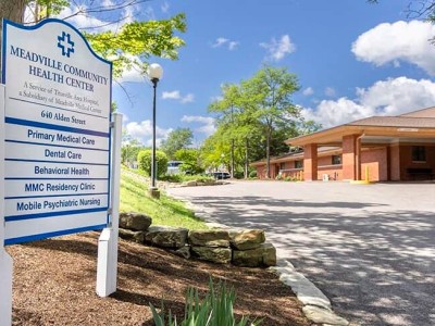 Alden Street facility with department listing on sign