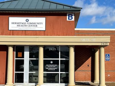 Exterior view of Hermitage Community Health Center