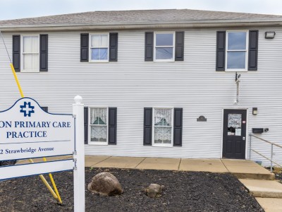 Exterior view of Sharon Primary Care Practice